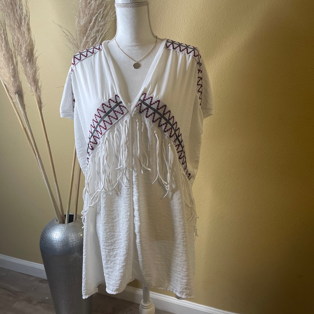 Zara v neck top